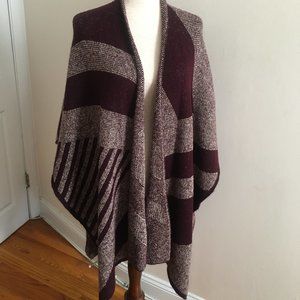 Zara  Longline Poncho Style Shawl